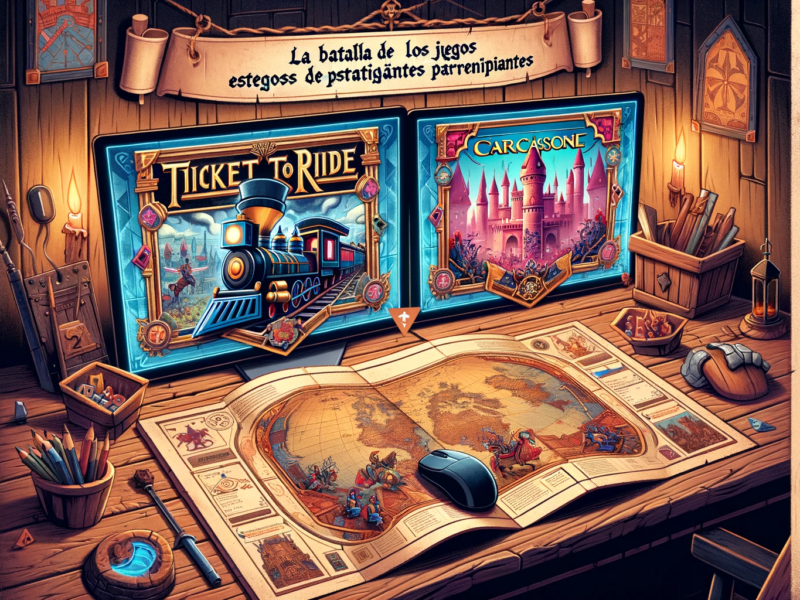 comparativa entre Carcassone y Aventureros al Tren 2