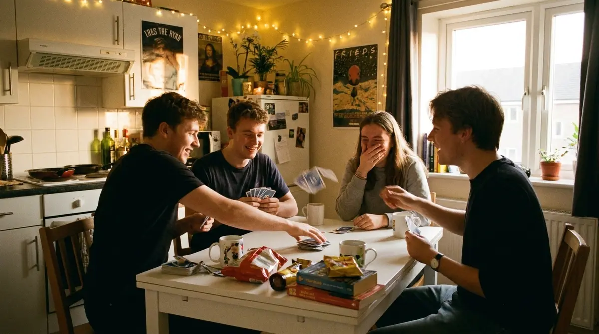 Juegos de mesa para piso compartido y universitarios: baratos y rápidos